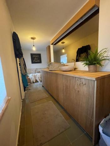 Eiken badkamer