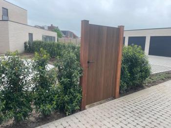 Houten omheining